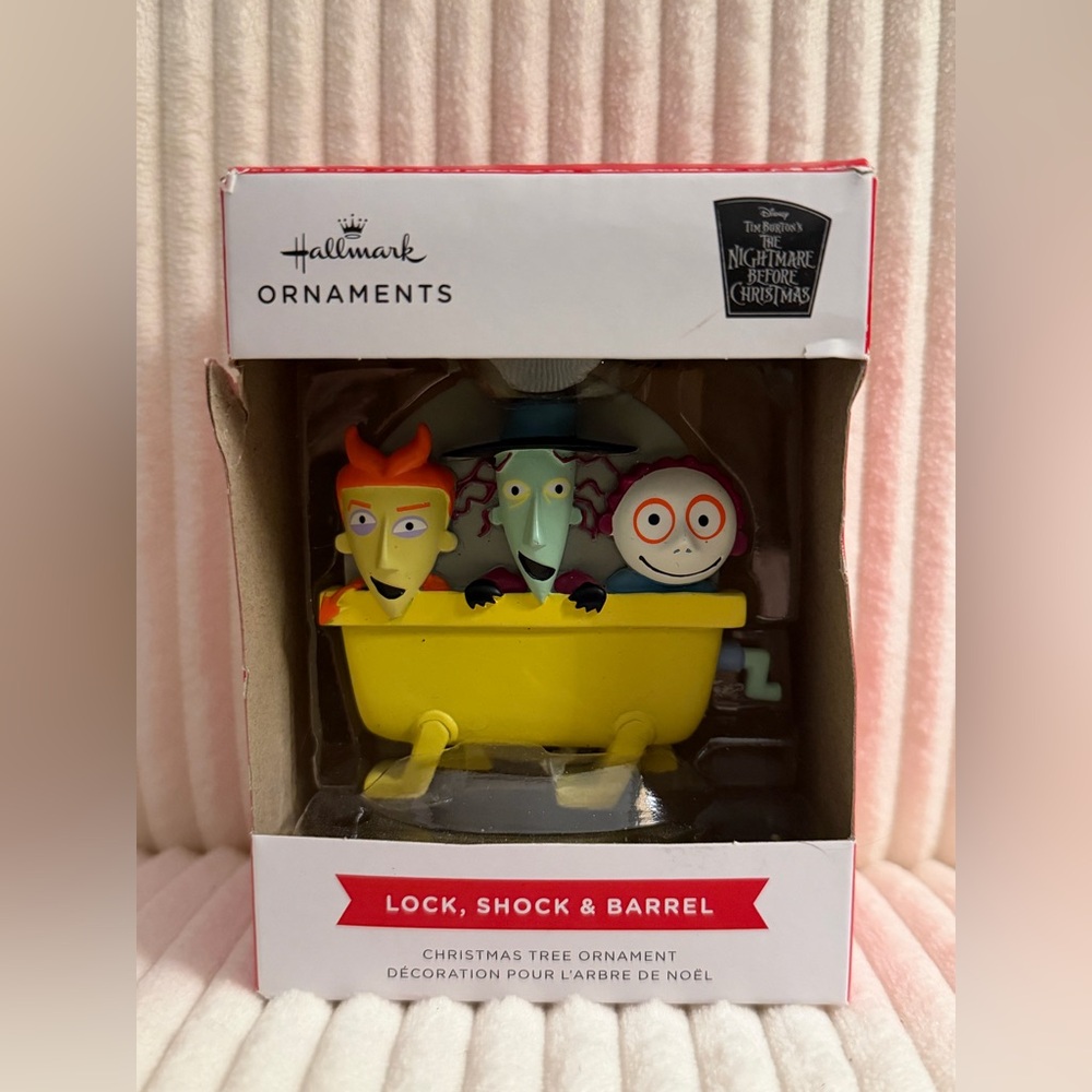 Hallmark Nightmare Before Christmas Lock, Shock & Barrel Ornament